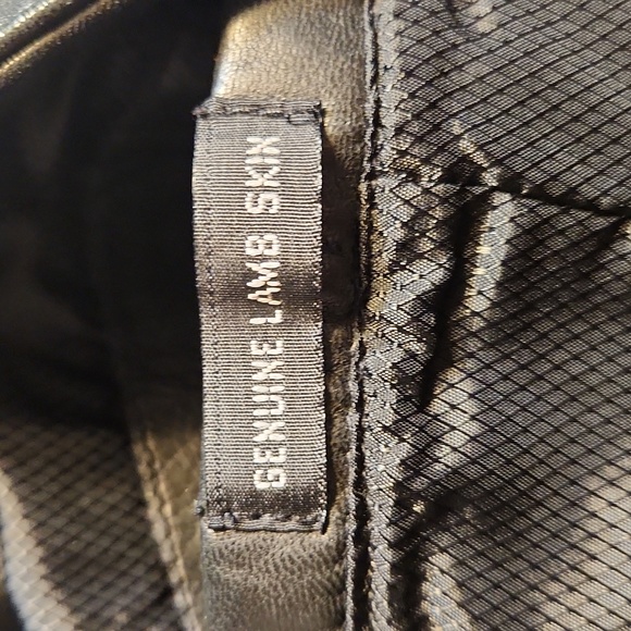 Vintage black Adler Collection leather coat women's M - Picture 5 of 5